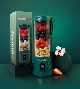 Blender bezprzewodowy blendygo 3 przenośny butelkowa zieleń